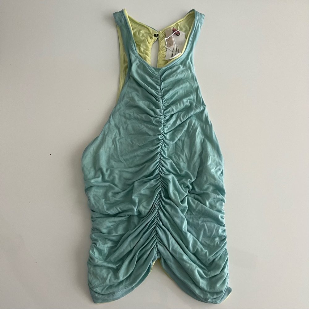 Anthropologie Pilcro Ruched Reversible top - Picture 5 of 9